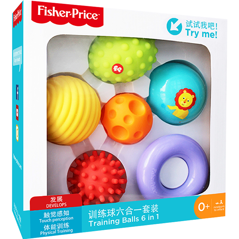 Fisher-Price 费雪 F0930 训练球六合一套装