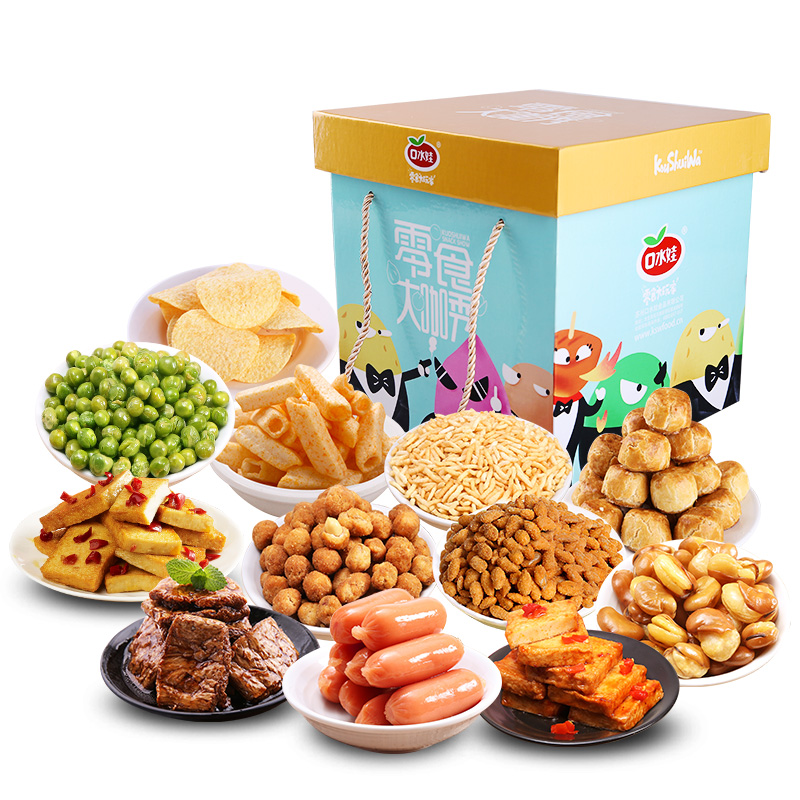 口水娃生日礼物零食大礼包