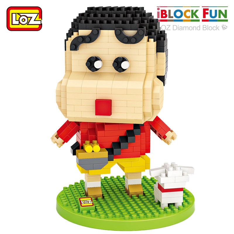 俐智(loz)微颗粒组装积木 日本动漫卡通人物 创意diy玩具公仔手办