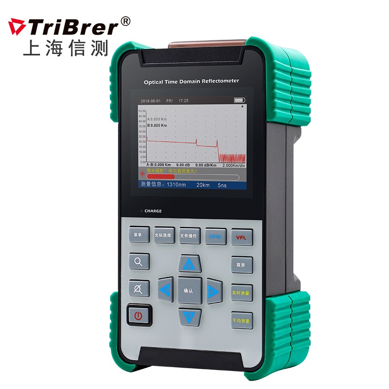 TriBrer光时域反射仪OTDR单模光纤故障测试仪光缆断点寻障仪通信损耗检测 AOR600-A 28/30dB 100Km