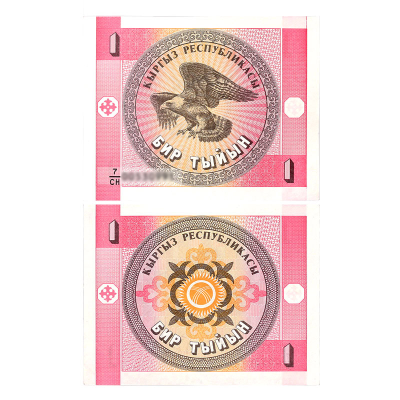 金永恒 外国钱币 亚洲吉尔吉斯斯坦索姆纸币收藏 1索姆 单张