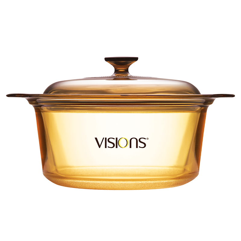 康宁VISIONS 5L大容量晶彩透明玻璃汤锅VSD-5-E/CN