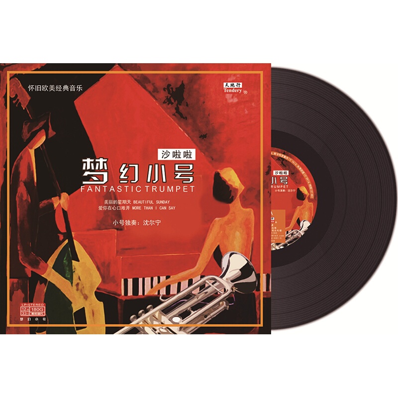 梦幻小号 沙啦啦 lp黑胶唱片12寸lp大黑胶 留声机唱机专用12寸33转