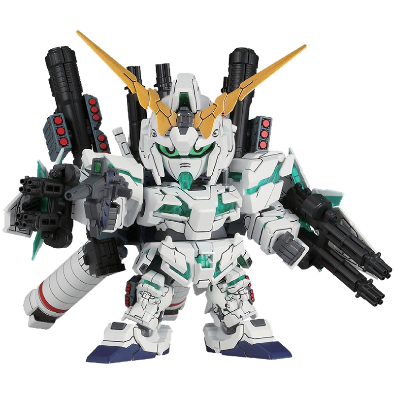 万代（BANDAI）高达Gundam拼插拼装模型玩具SD BB战士 Q版全装备独角兽0189476