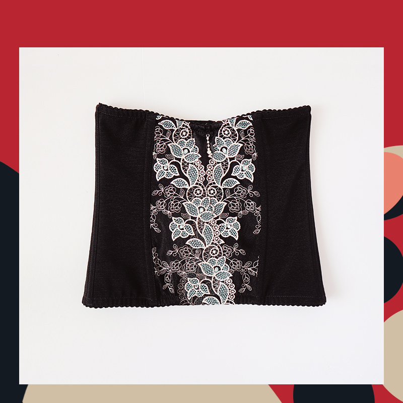 微曼梵伊漫身材管理器腰夹腰封黑色定型款塑身腰封收腹 黑色 64