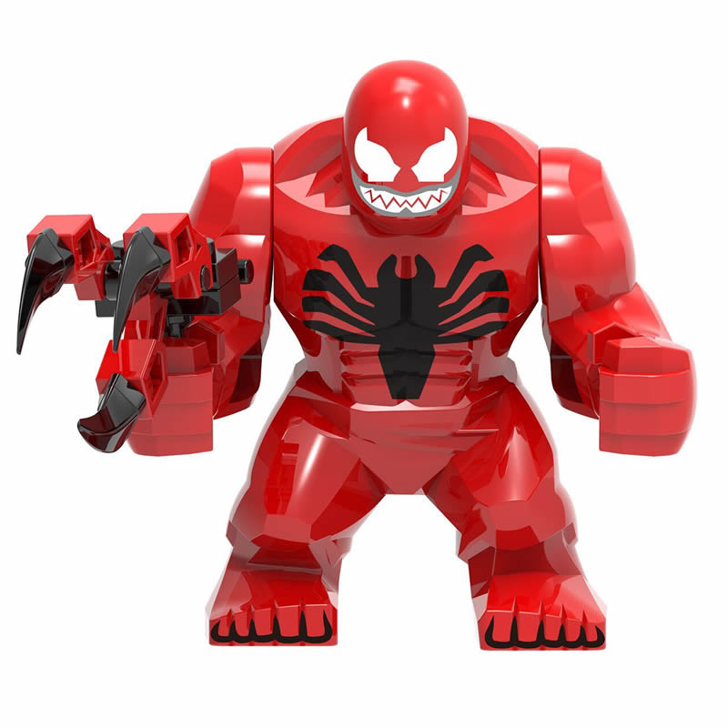 灭霸钢铁mk50毒液拼装积木人仔联盟黑寡妇dc玩具 kf276-红毒液屠sha