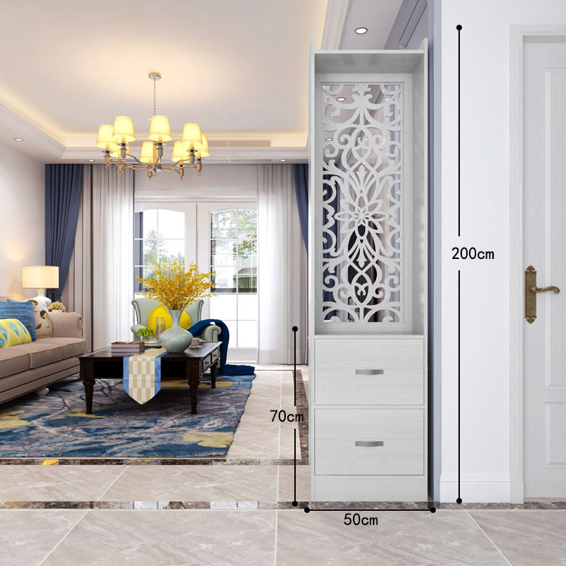 屏风隔断客厅欧式现代简约中式移动卧室遮挡家用隔断玄关 高200长50宽