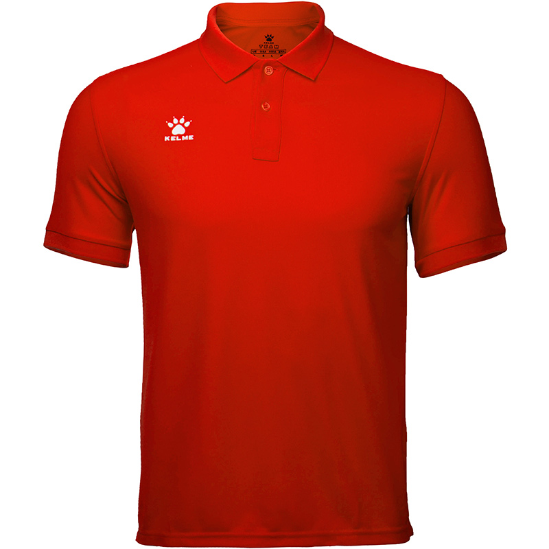 卡尔美（KELME）男士夏季运动POLO衫：透气速干红3XL仅108元