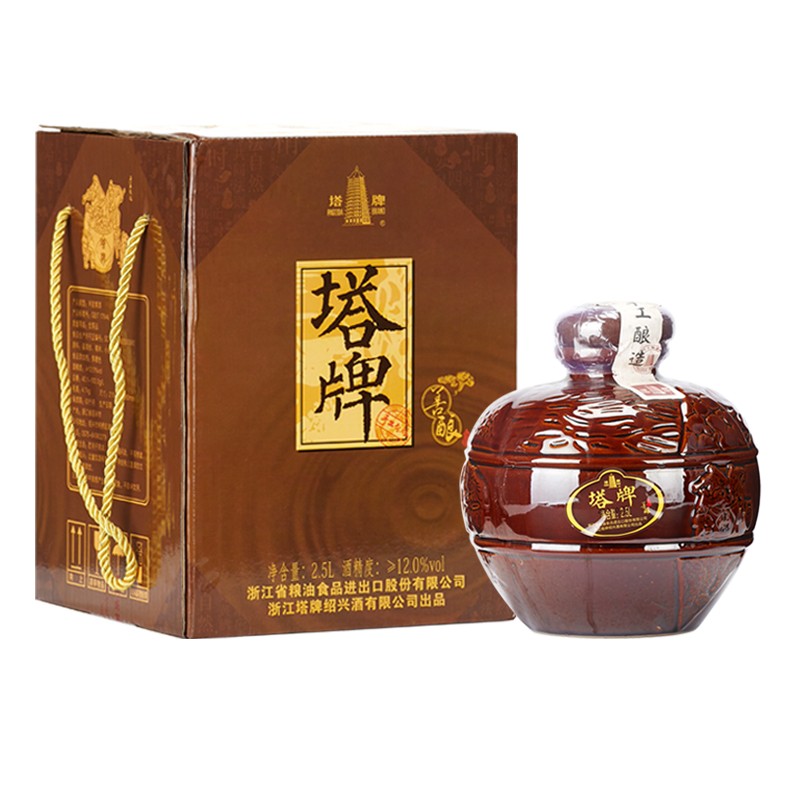 塔牌绍兴黄酒 塔牌善酿酒 手工冬酿半甜型坛装黄酒礼盒 手工黄酒 2.5L花雕*1坛高性价比高么？