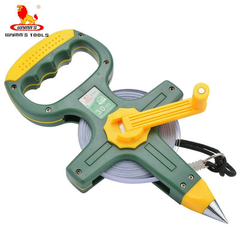 威力狮(wynns)30米 50米 100米手提架式钢卷尺 插尺 拉尺 钢尺 架尺