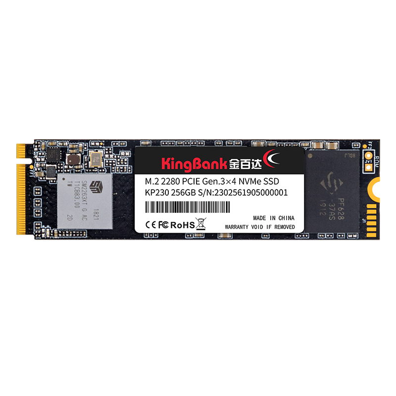 KINGBANK 金百达 KP230 NVMe M.2 固态硬盘 256GB (PCI-E3.0)