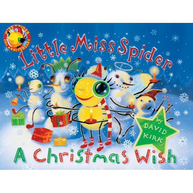 预订 little miss spider: a christmas wish: 25th a.
