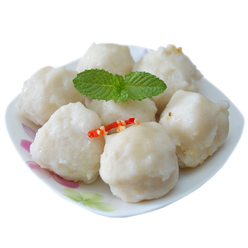 丸 章鱼烧手打手工豆捞关东煮麻辣烫烧烤串火锅丸子食材 墨鱼丸250克