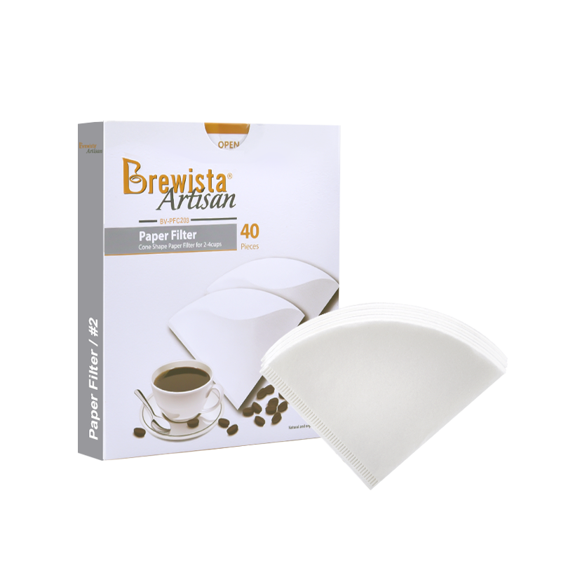 BREWISTA手沖咖啡濾紙V60濾杯用濾紙滴濾式咖啡粉過濾器 2-4人份# 100張
