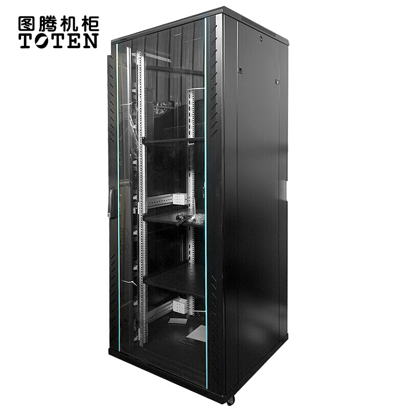 图腾(toten) 图腾机柜g28042  42u加厚加宽型 19英寸网络服务器机柜