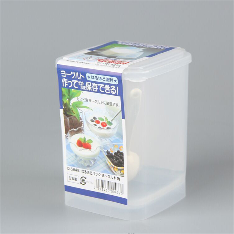 SP SAUCE酸奶保存盒厨房带量勺保鲜盒刻度标示保存容器1.15L