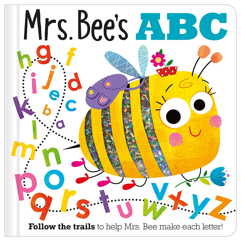 蜜蜂先生的ABCTRACE AND FLAP BOARD BOOKMRS BEE'S ABC 进口原版英文故事书