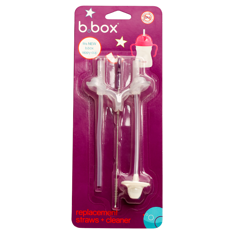 b.box 澳洲 第三代儿童吸管水杯替换套装 （bbox吸管配件宝宝学饮杯替换装吸管+刷子）