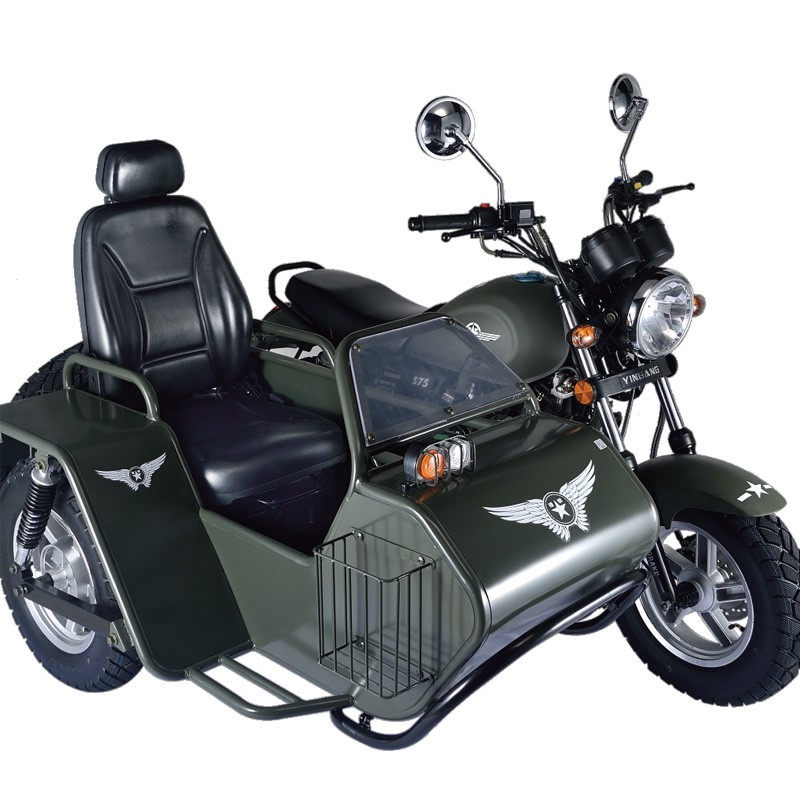 银钢电喷复古三轮车