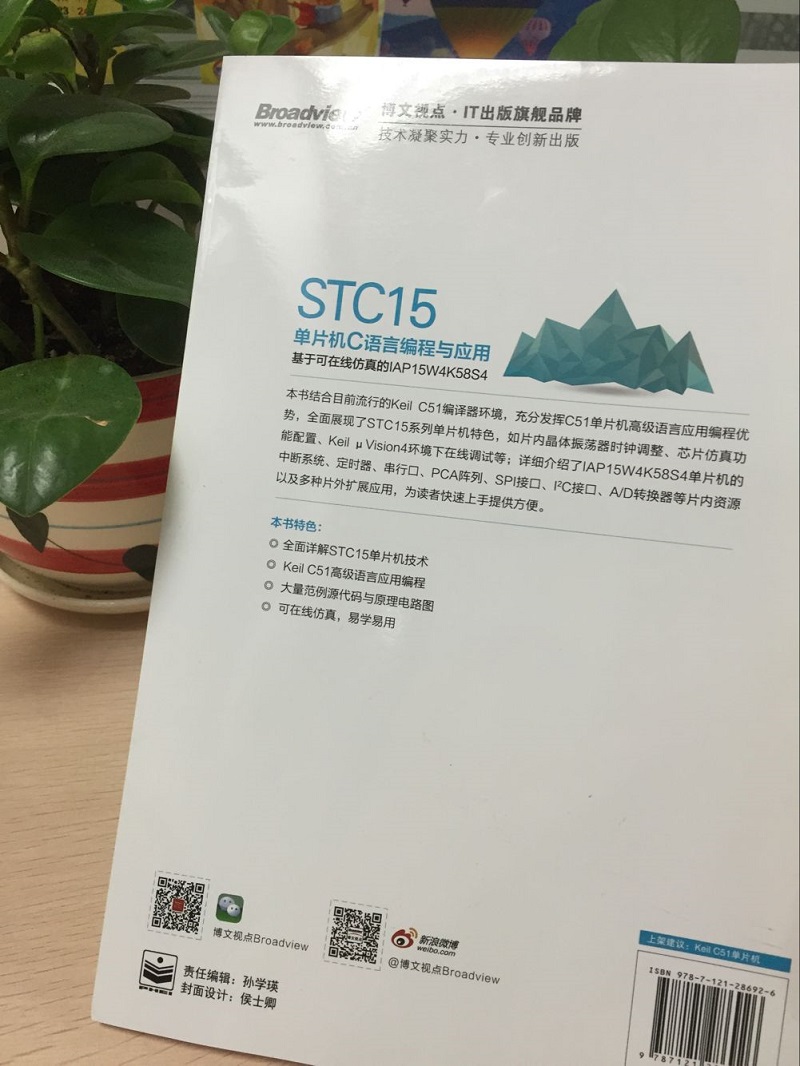 STC15单片机C语言编程与应用――基于可在线仿真的IAP15W4K58S4(博文视点出品)