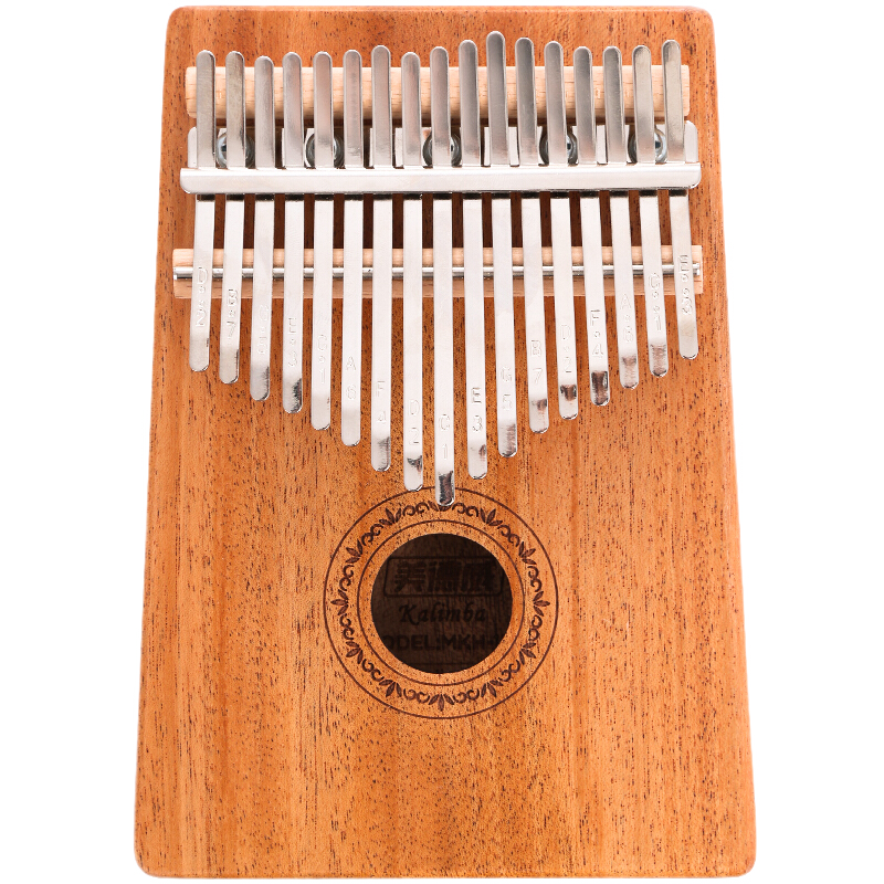 美德威拇指琴卡林巴琴，桃花芯木单板17键非洲手指琴Kalimba17音箱手拨琴价值分析