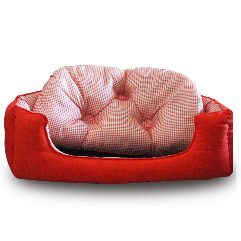 海巍宠物窝床猫犬沙发床 新款大号 猫狗窝垫 防滑保暖可拆洗四季通用 颜色随机
