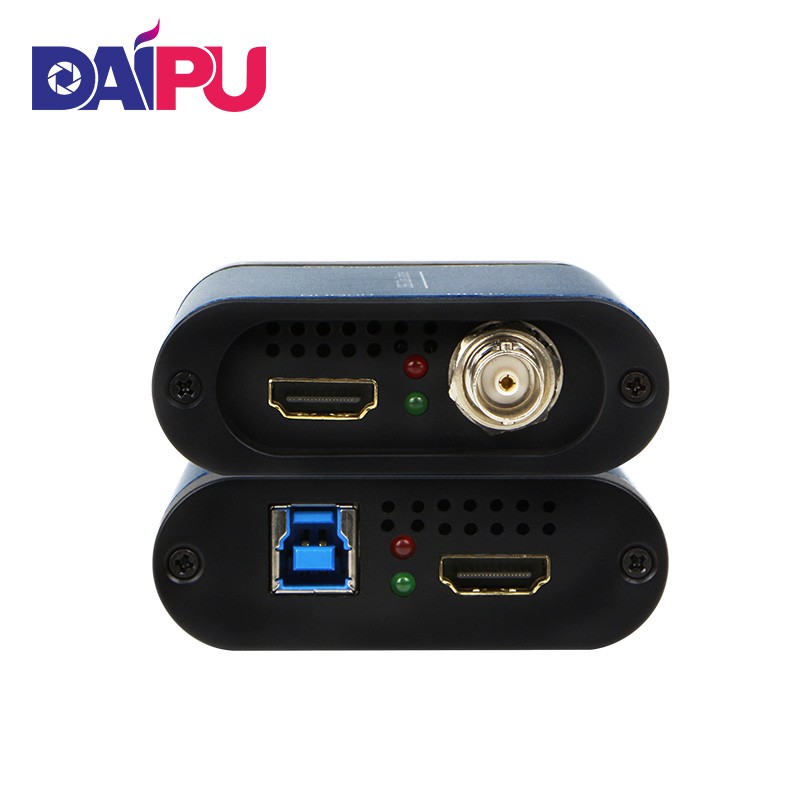 戴浦（DAIPU）HDMI视频采集卡PS4/switch USB3.0高清SDI图像采集卡录播机4K DP-UD520(2路同时输出)