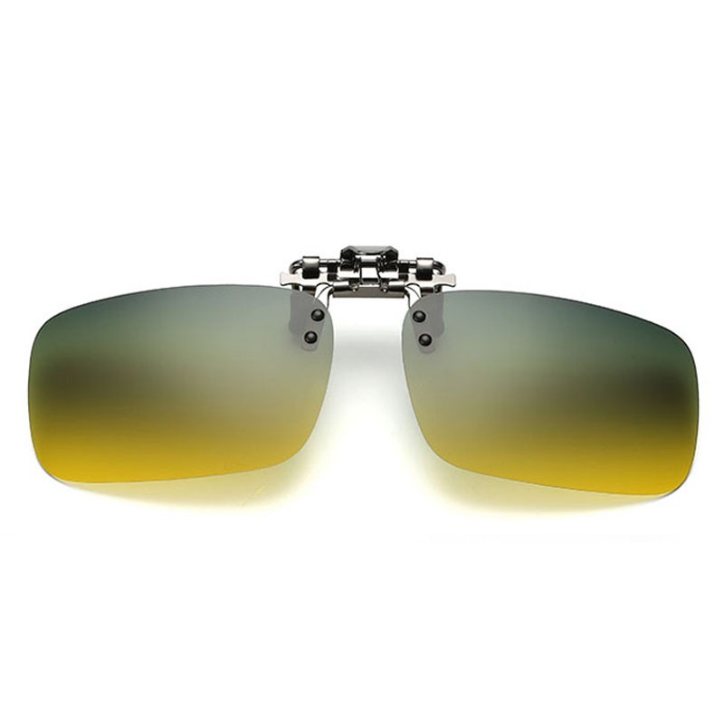 偏光夜视镜夹片男女日夜两用开车近视眼镜晚上专用驾驶墨镜防远光 渐变日夜两用