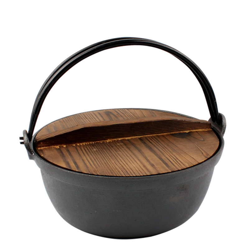 特厚原始铸铁炖锅提手铁锅传统铁锅炖肉锅炖鸡铁锅煲汤锅铸造锅不粘锅