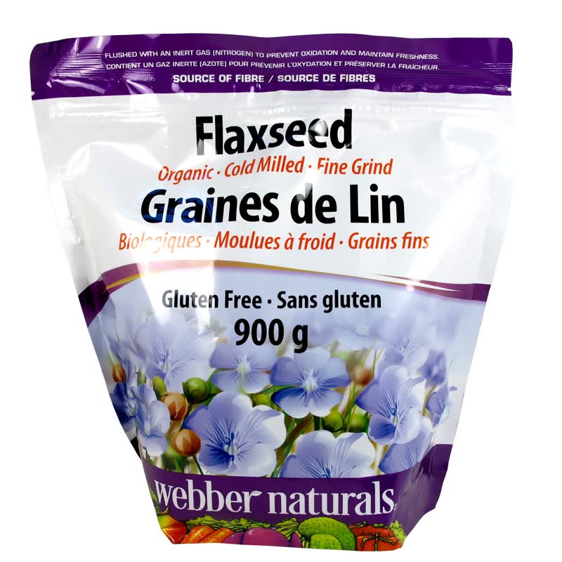 加拿大webber naturals有机冷榨亚麻籽粉900g