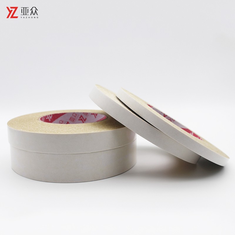 亚众 黄油双面胶带高粘超薄双面胶强力两面胶贴 双倍粘力绣花胶带 50mm宽*50米长