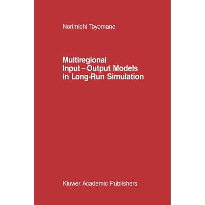 预订 Multiregional Input -- Output Models in Long...