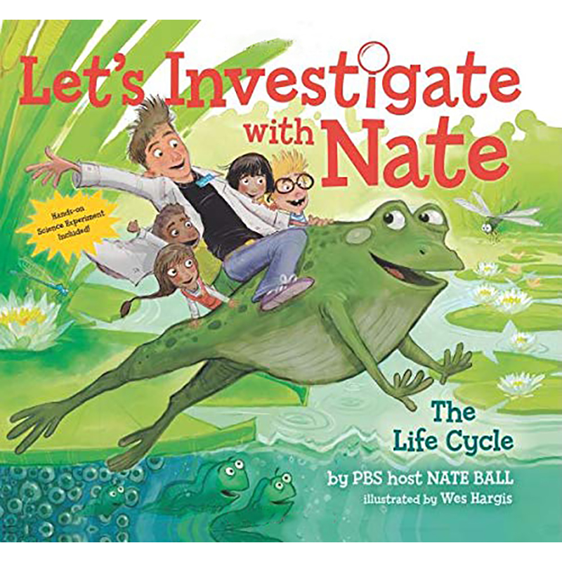 英文原版绘本 lets investigate with nate:the life cycle 跟着内特