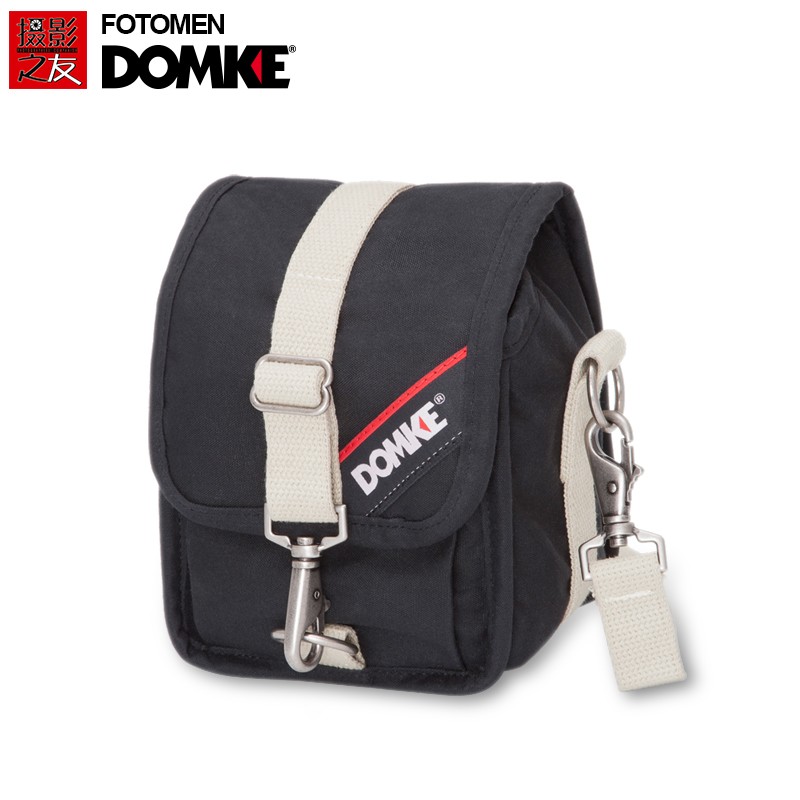 美国DOMKE杜马克THE TREKKER徕卡相机包微单包摄影包单肩包腰包 黑色蜡布