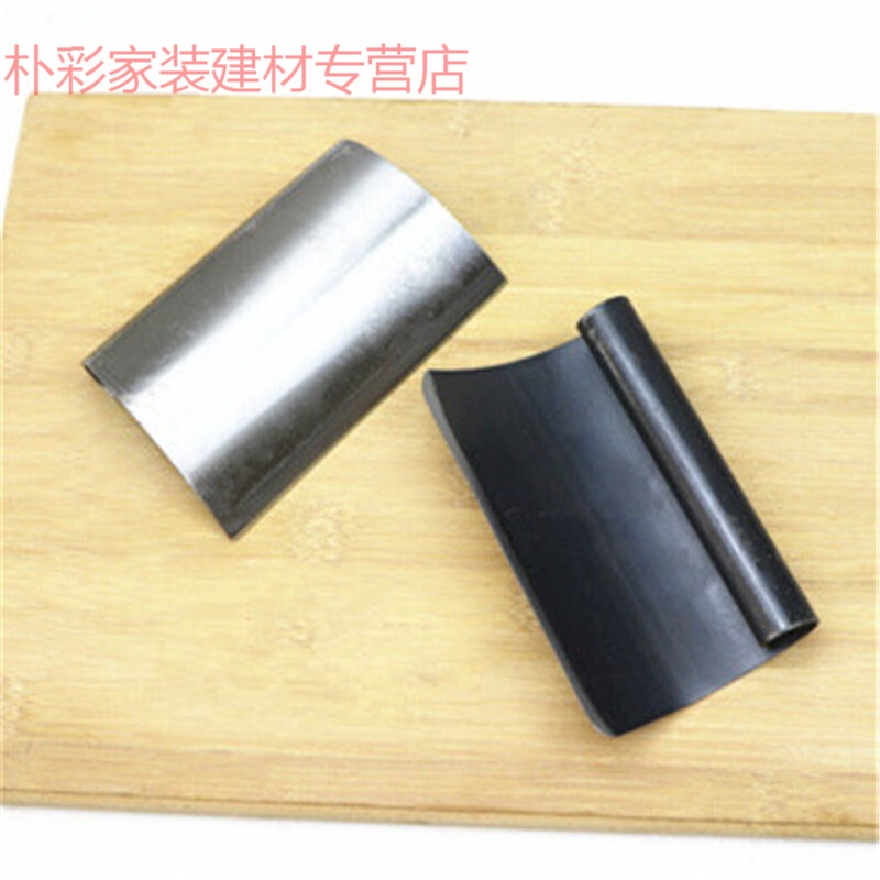 朴彩不锈钢刮毛刀锰钢刮猪毛刀刨猪皮杀猪刮毛刀拔毛刮毛工具家用工具 锰钢和不锈钢各1个