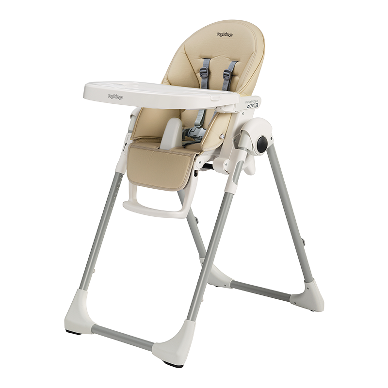 帕利高（PEG-PEREGO） zero3儿童餐椅原装进口婴儿餐椅宝宝多功能可折叠式便携宝宝餐椅 奶酪色