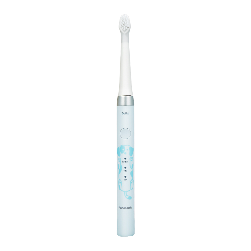 松下（Panasonic） 儿童电动牙刷 声波振动充电式全身水洗两档模式全自动智能震动牙刷6-12岁 EW-DM31-A蓝色