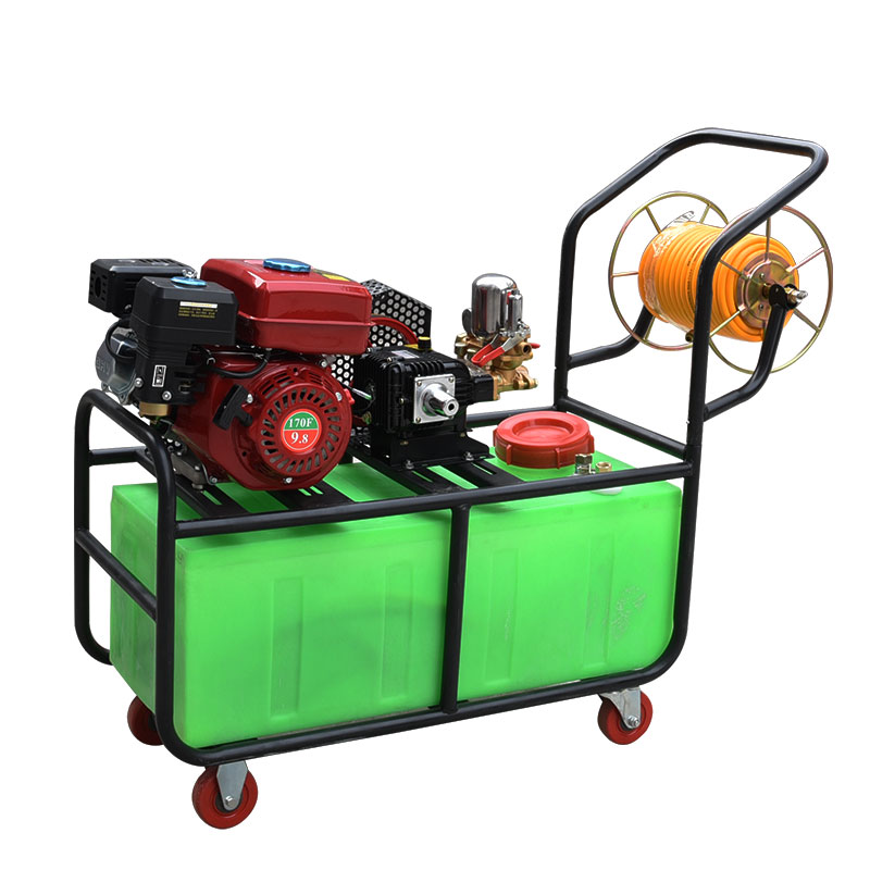 100l高压喷雾消毒机高压清洗机电动消毒机汽油消毒机养殖场