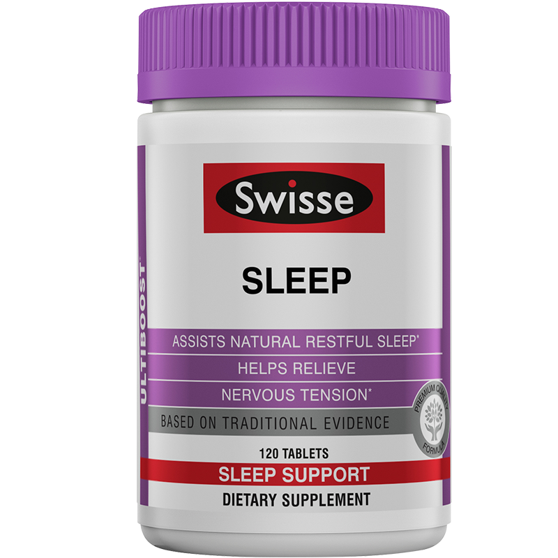 澳洲进口Swisse睡眠片改善睡眠质量（ 不含褪黑素）助眠 放松和睡眠片 120粒/瓶1985995659