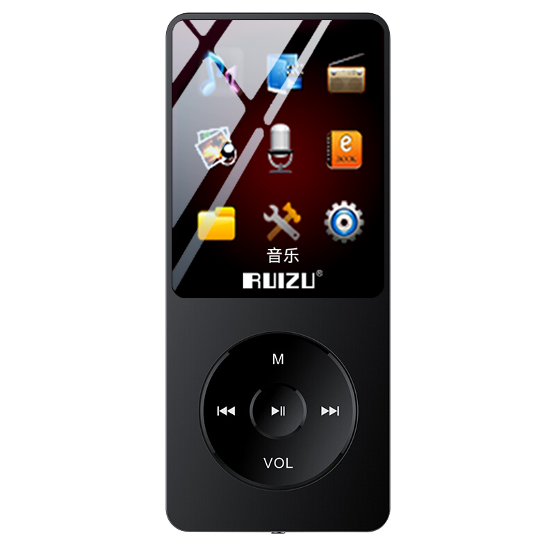 查询锐族RUIZUX0216G黑色运动MP3MP4音乐播放器迷你学生随身听便携式电子书英语听力插卡录音历史价格