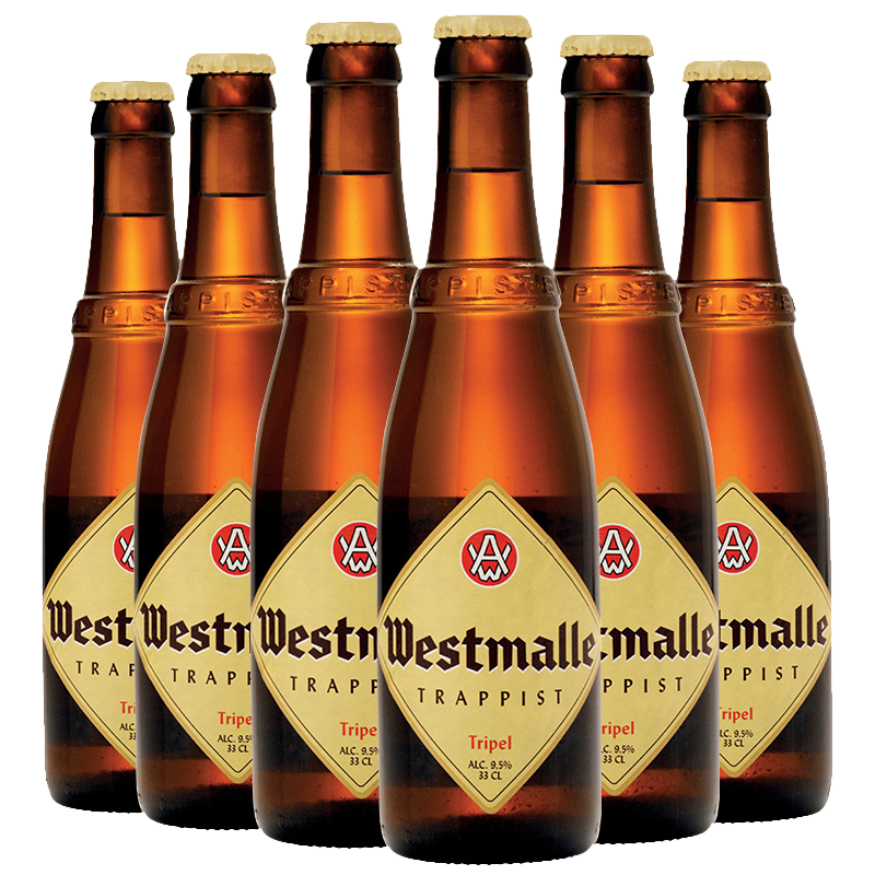 Westmalle 西麦尔 三料 修道院啤酒 330ml*6瓶 比利时进口