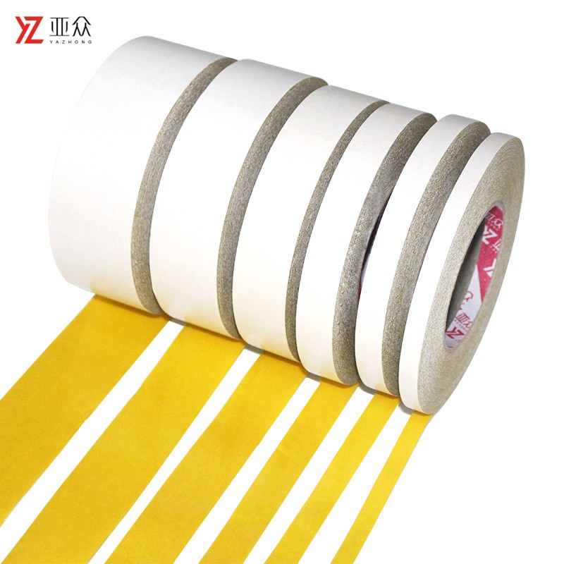 亚众 黄油双面胶带高粘超薄双面胶强力两面胶贴 双倍粘力绣花胶带 50mm宽*50米长