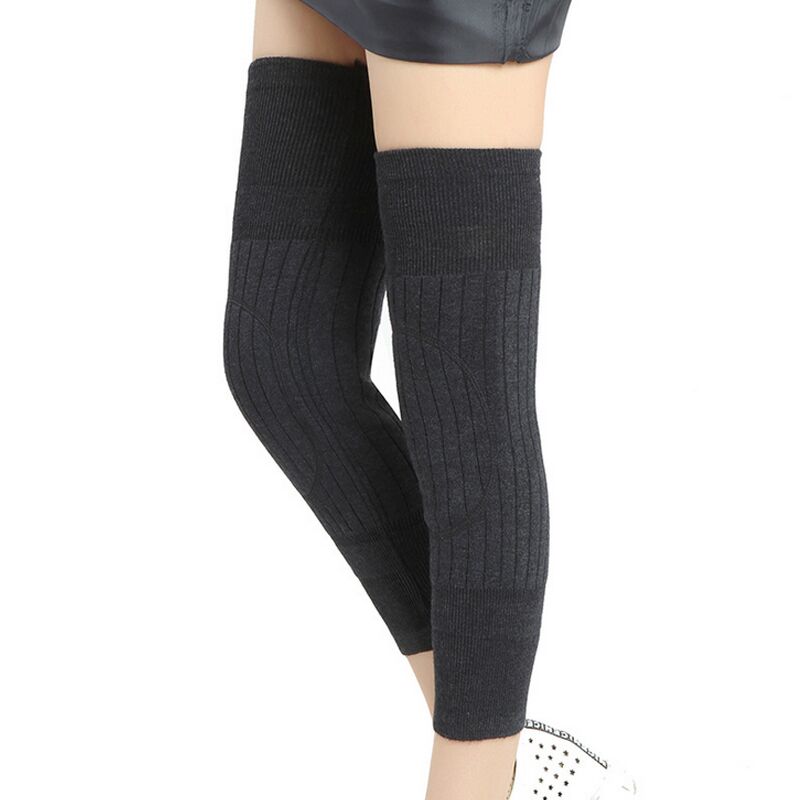 加厚保暖羊毛护膝冬天保暖羊绒护膝加厚加长男女护膝冬 普通加厚护膝