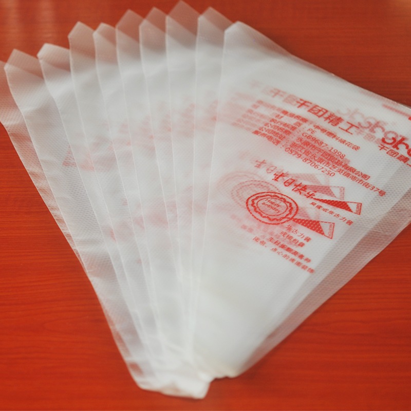 千团精工裱花袋一次性中号16寸100只装塑料挤袋裱花工具 虎窝购