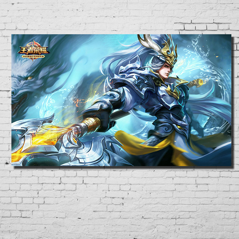 居梦坞 宫本武藏韩信后羿花木兰黄忠姜子牙荆轲橘右京 王者英雄海报