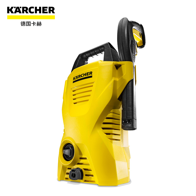 KARCHER德国卡赫家用高压清洗机 220V  IPX5级防水洗车水枪家用洗车机 洗车泵高压水枪 K2Compact