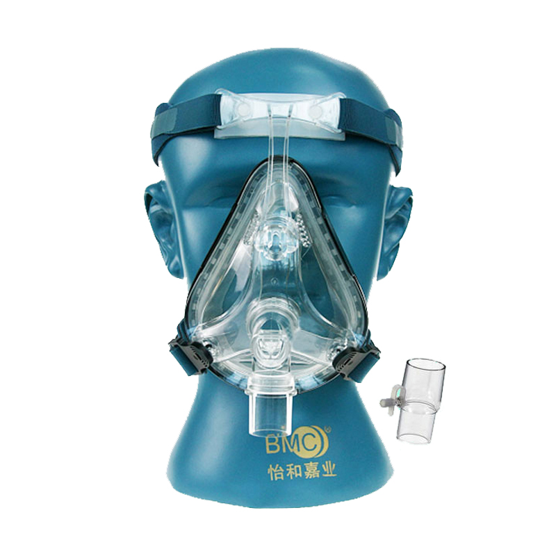 瑞迈特呼吸机面罩口鼻罩呼吸机鼻罩NM2呼吸机配件通用鼻罩口鼻面罩 口鼻罩FM-L码 (高鼻梁人适用含头带)