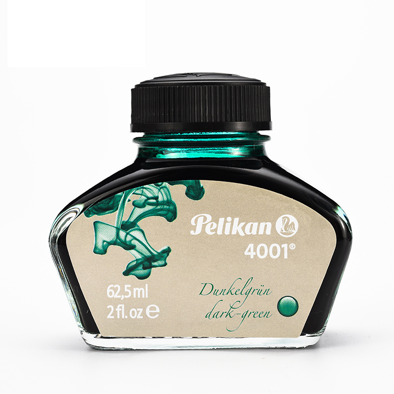 百利金 pelikan德国进口墨水4001非碳素钢笔墨水 暗绿
