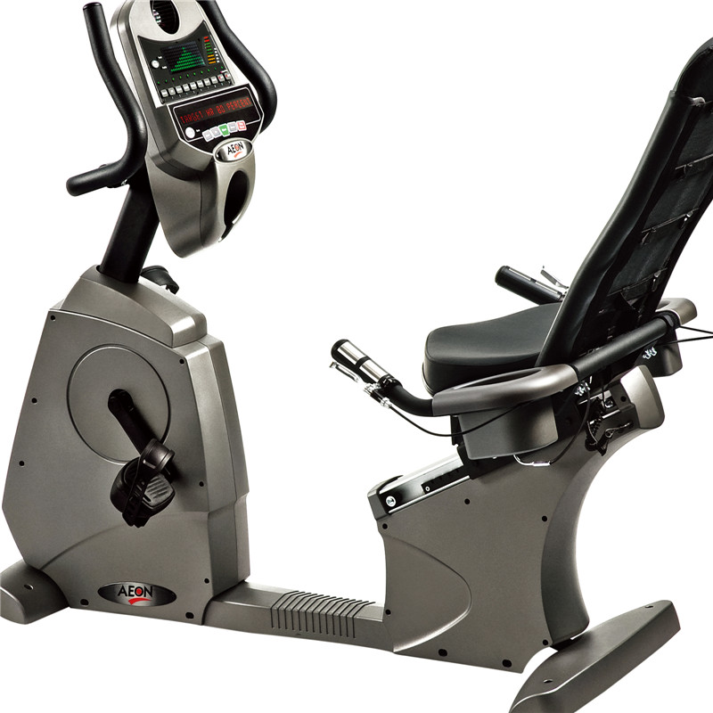 正伦9550R家商用自发电卧式健身车 健身房专用 靠背式脚踏车