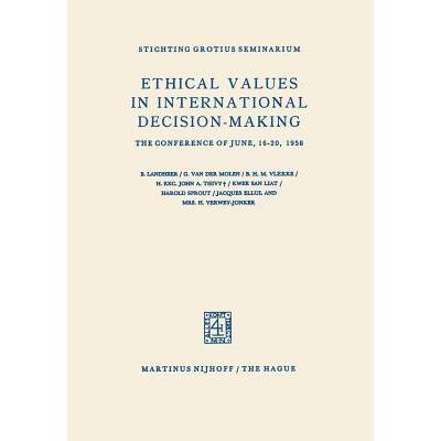 预订 Ethical Values in International Decision-Mak...